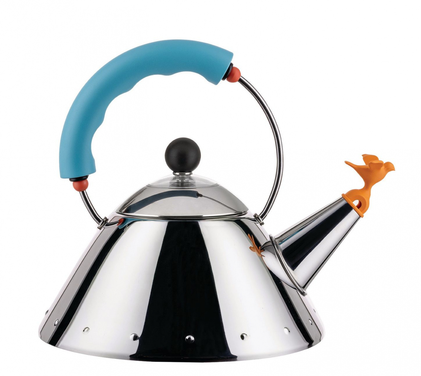 Vattenkokare 1 L, blå, rostfritt stål,Alessi- 9093/1 LAZ